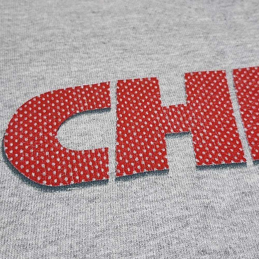 VINTAGE NFL KANSAS CITY CHIEFS GRAPHIC GRAY CREW-NECK SWEATSHIRT LARGE - Picture 5 of 14
